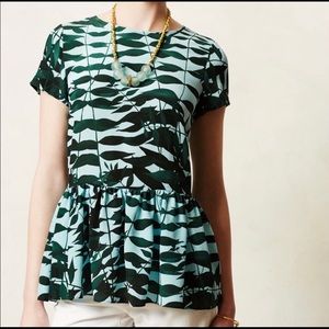 Anthropologie Rachel Rose Silk Blouse